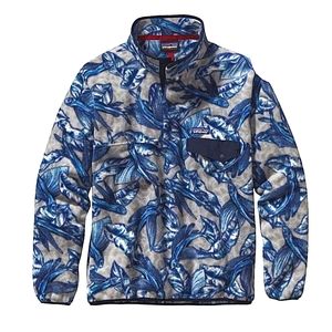 Patagonia Synchilla Fleece Flying Fish Print RARE Medium
